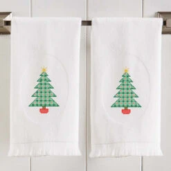 Herrschners Classic Christmas Towel Set Stamped Cross-Stitch -PremierCraft Sales Store 541345 3 11673.1695648614