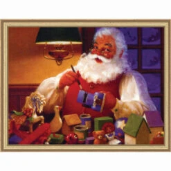 Sunrays Creations Needlearts Santa's Keeping Busy Chart Counted Cross-Stitch Chart