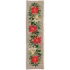 Eva Rosenstand Poinsettias Bell Pull Counted Cross-Stitch Kit