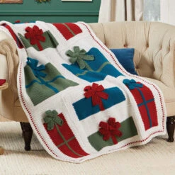 Herrschners Gift Giving Afghan Crochet Kit
