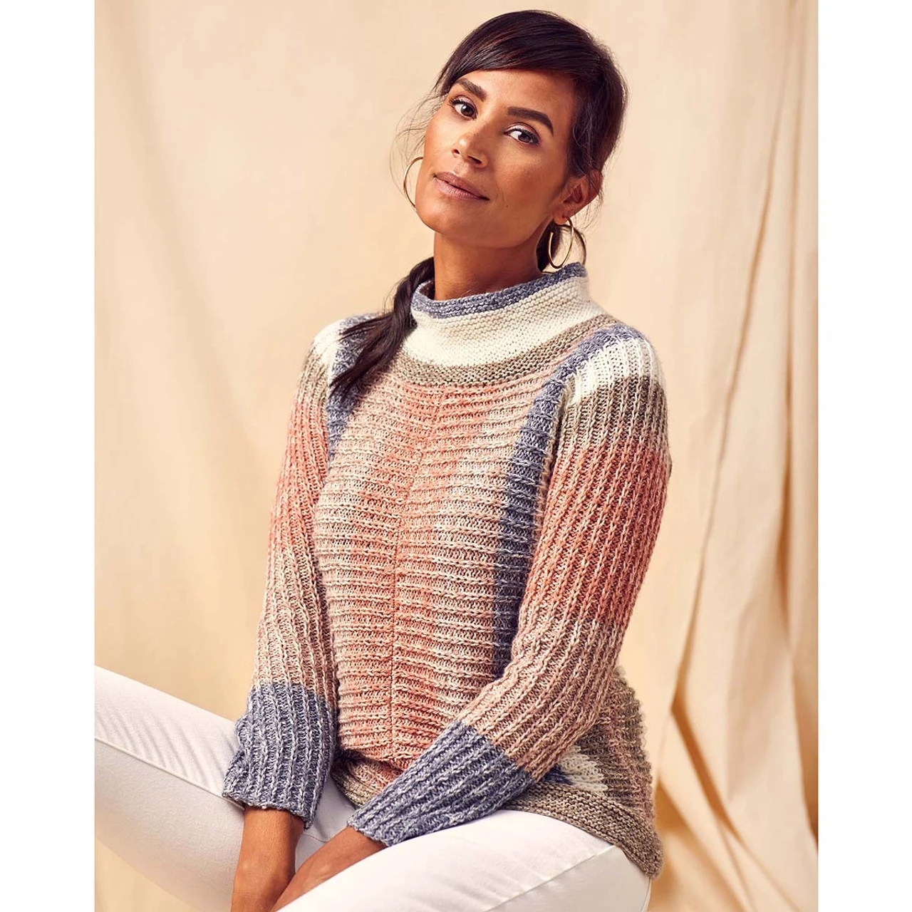 Universal Yarn Ribline Pullover Knit Kit 3 Universal Yarn Ribline Pullover Knit Kit - Image 3