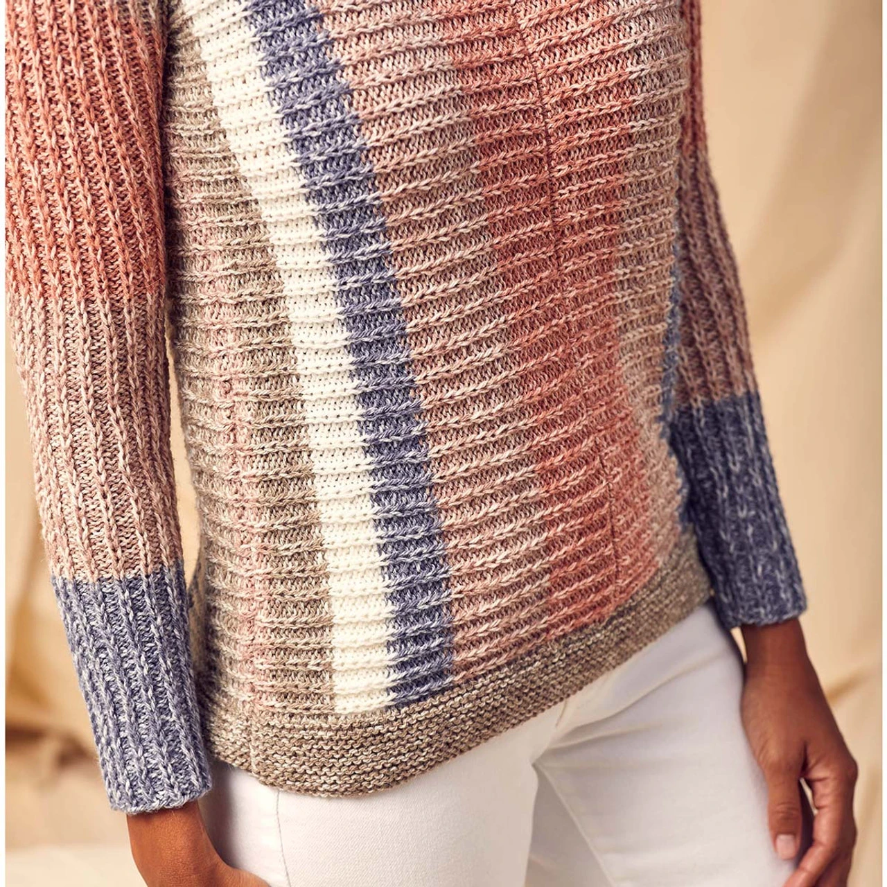 Universal Yarn Ribline Pullover Knit Kit 4 Universal Yarn Ribline Pullover Knit Kit - Image 4